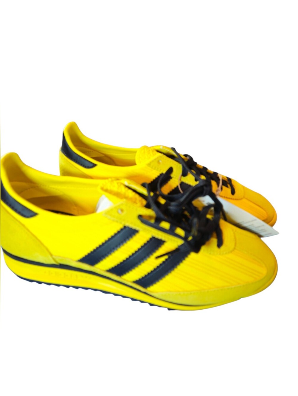 adidas SL 72 OG Yellow Core Black Sneakers Women’s 6.5 NWT JQ8316 - Picture 8 of 8